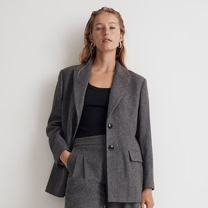 Madewell The Marled Bedford Oversized Blazer